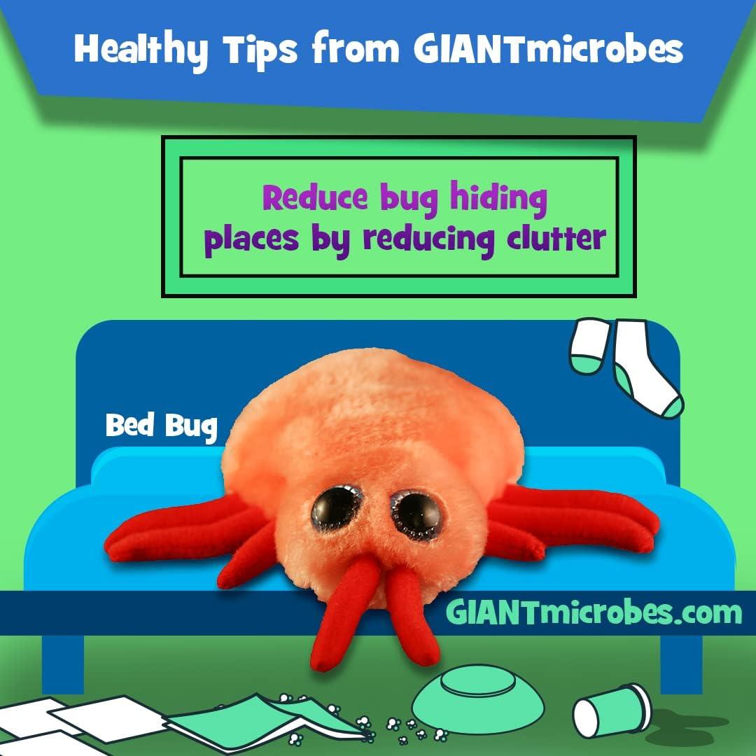 Peluches educativos GIANTmicrobes Bicho de Cama 17.78x15.24 cm