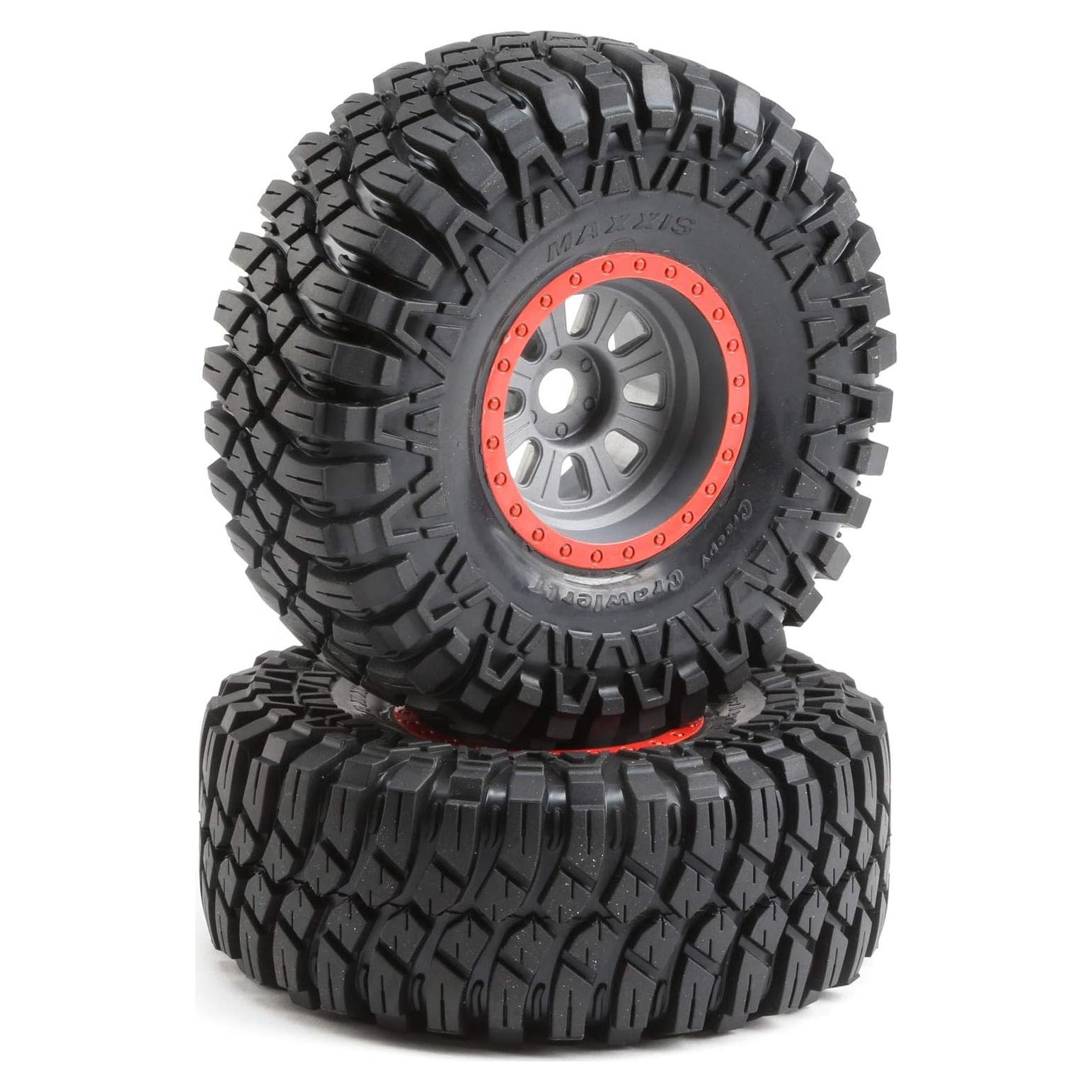 Neumáticos Pre-Montados Losi 1/6 Maxxis Creepy Crawler 3.6"