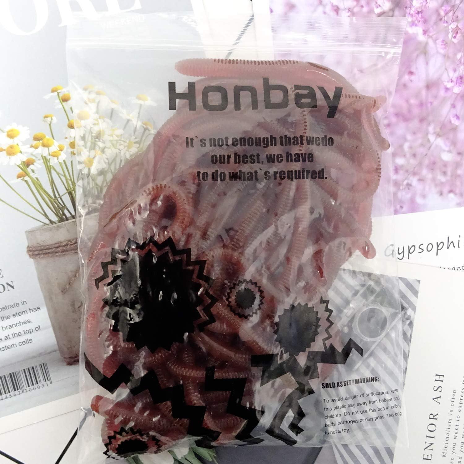 30PCS Lombrices de Tierra Falsas Honbay - Juguetes de Truco Halloween