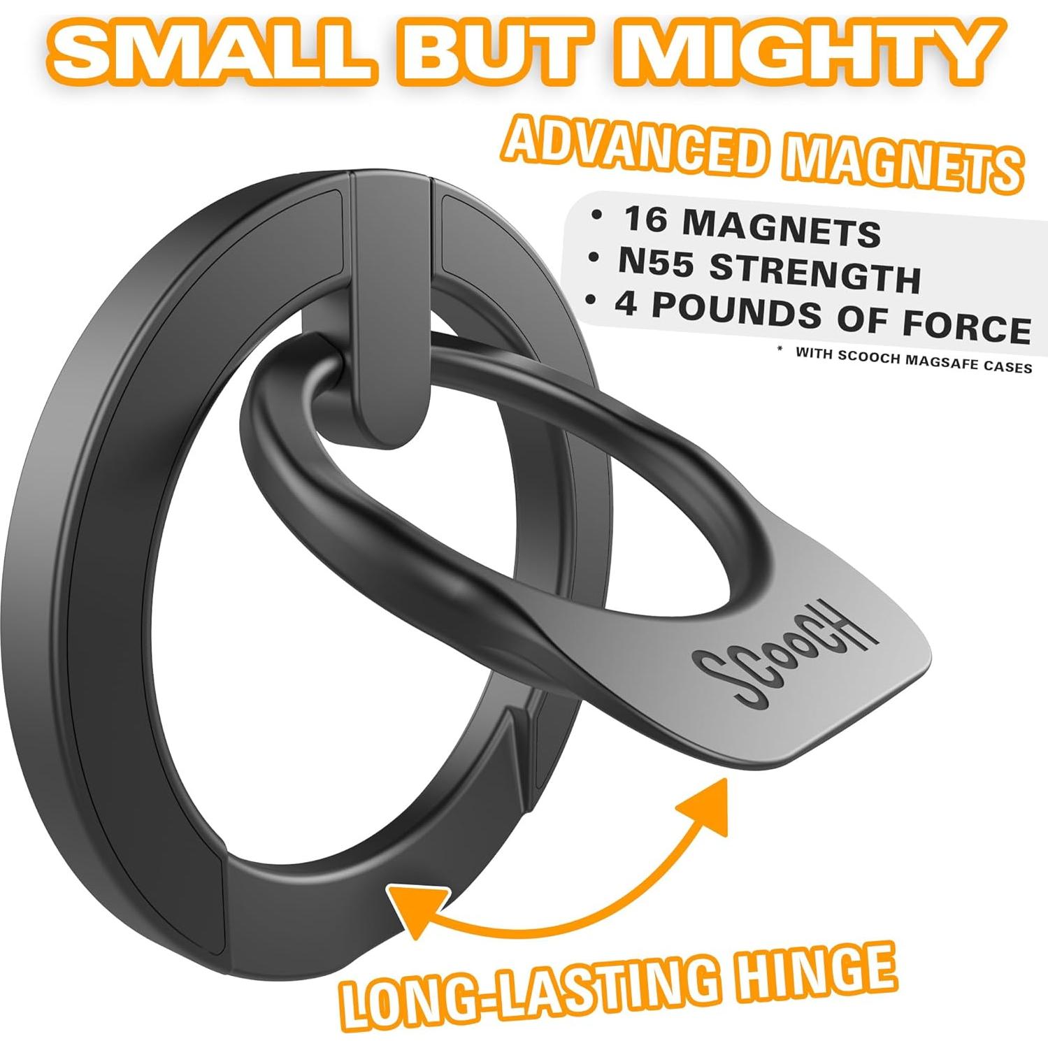 Soporte Magnético Scooch MagRing 2.0 para iPhone 15/14/13/12