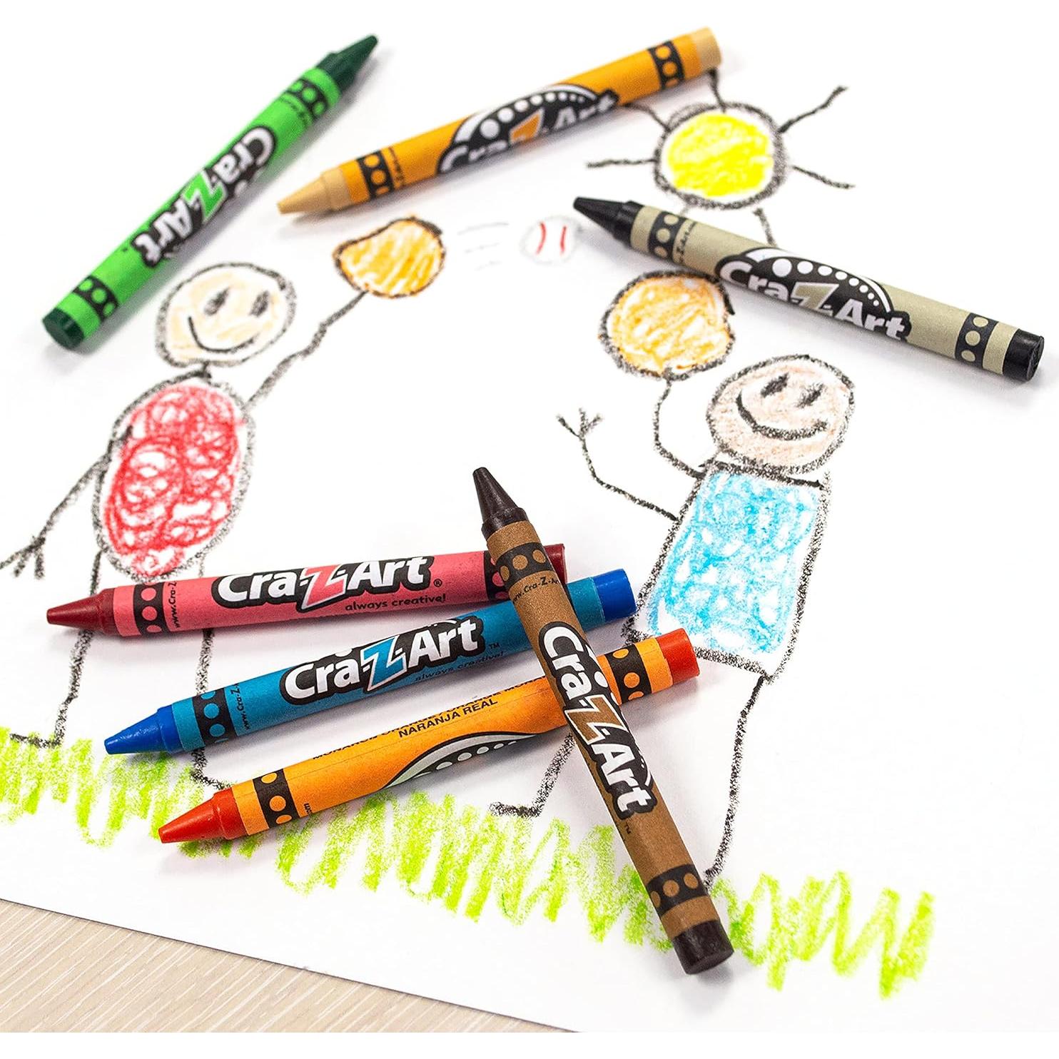 Cra-Z-Art 16ct Crayons, Back to School Supplies, Box of Crayons for Creative Drawing Fun, Ages 3 and Up