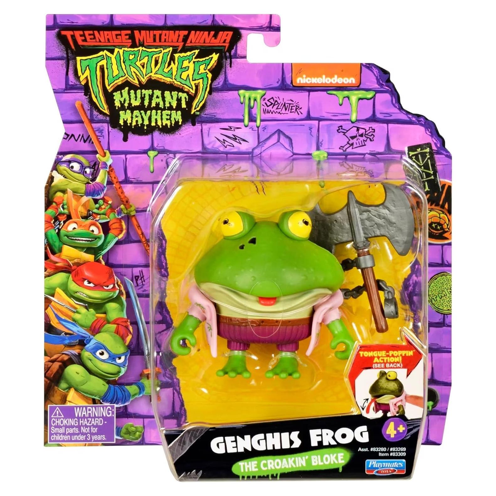 Figura de Acción Genghis Frog 12.7 cm Tortugas Ninja Playmates