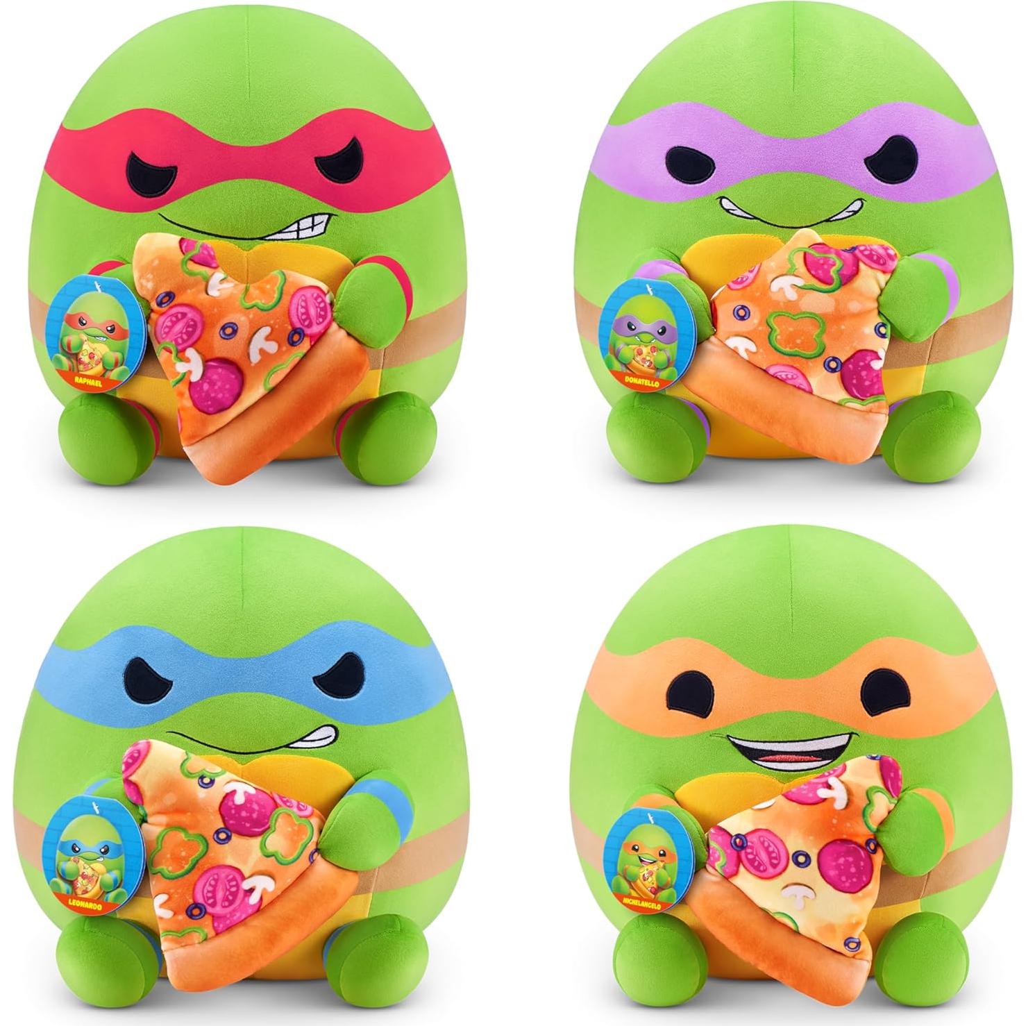 Peluche Tortugas Ninja Leonardo 35 cm ZURU Suave y Acogedor