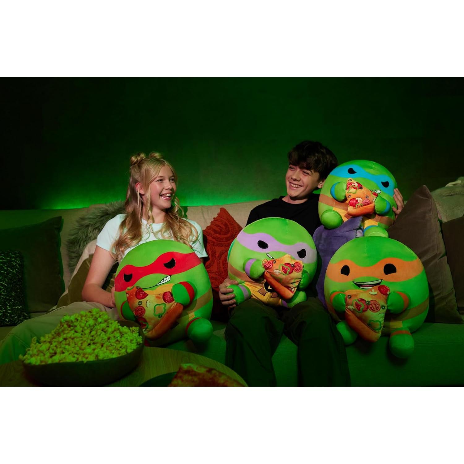 Peluche Tortugas Ninja Leonardo 35 cm ZURU Suave y Acogedor