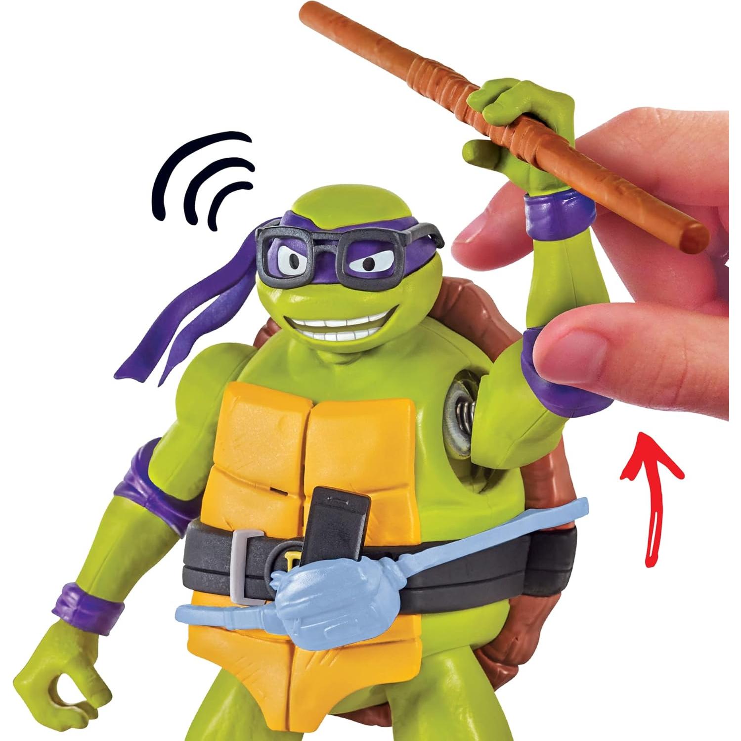 Figura Deluxe Tortugas Ninja Donatello 13.97 cm Playmates Toys