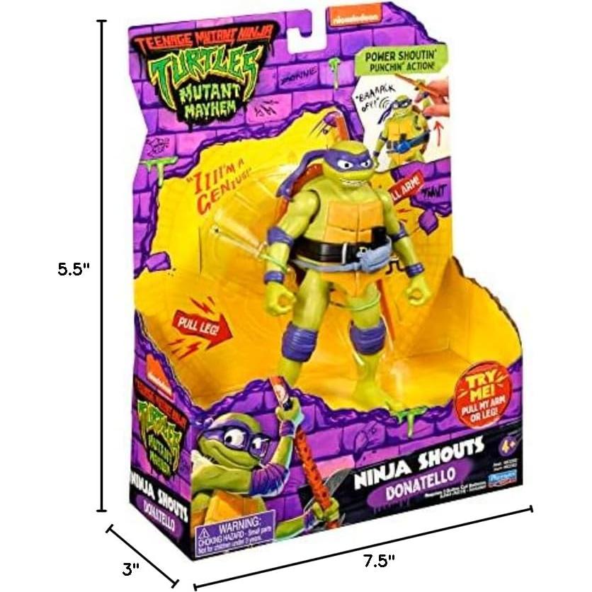 Figura Deluxe Tortugas Ninja Donatello 13.97 cm Playmates Toys