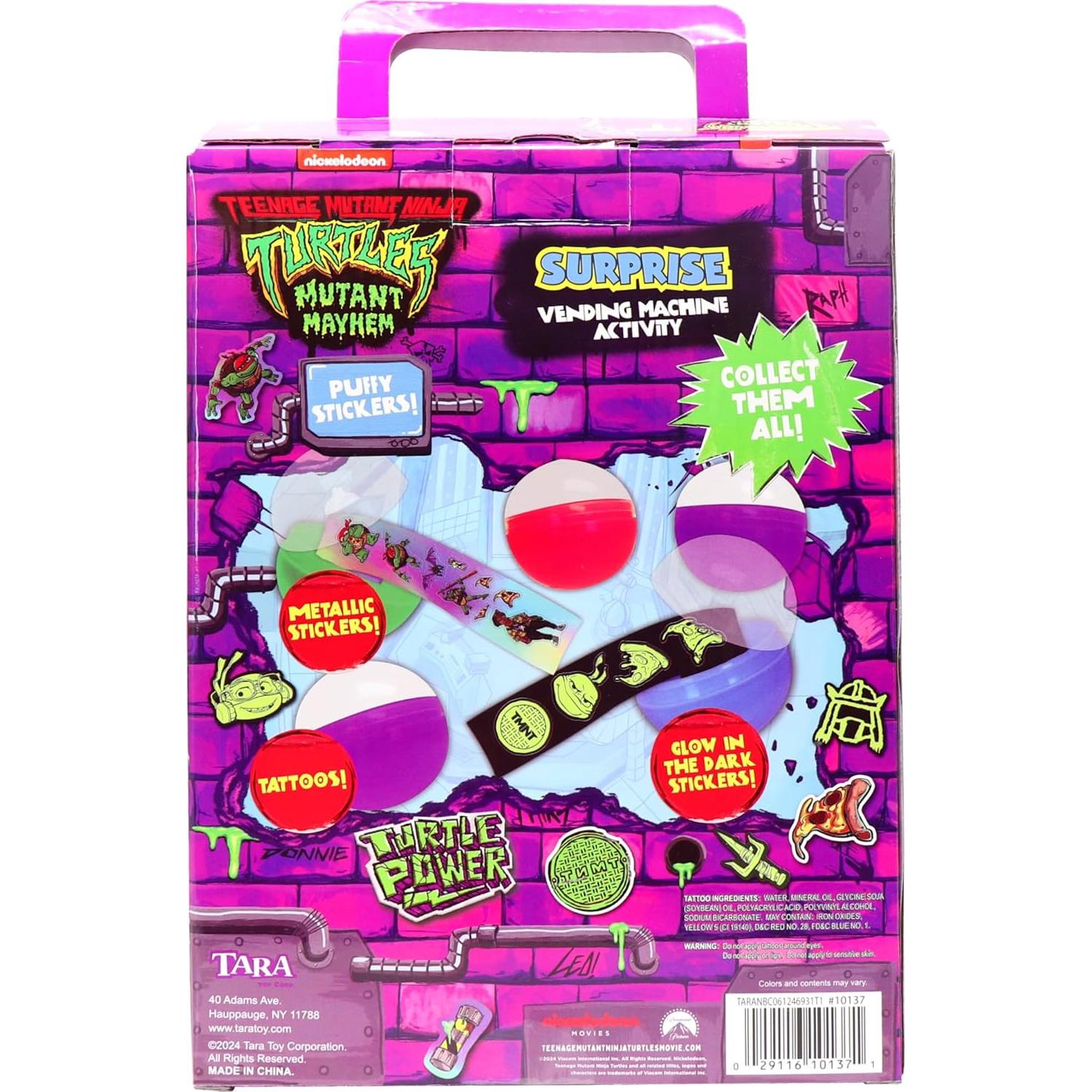 Máquina Expendedora Tortugas Ninja - 12 Cápsulas Sorpresa