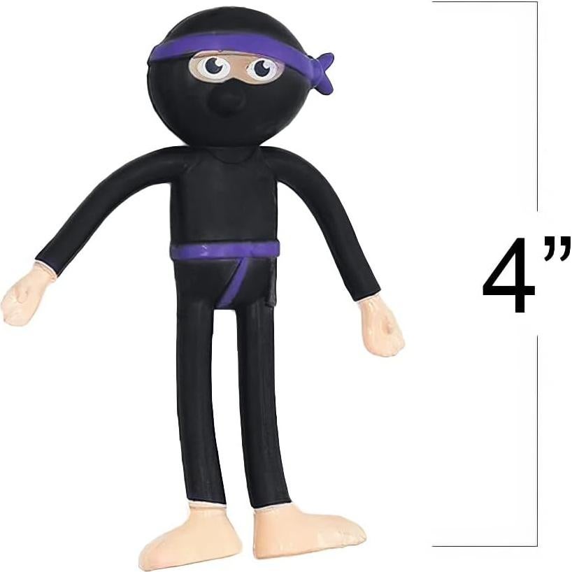 Set de 12 Figuras de Ninja Flexibles ArtCreativity 10 cm