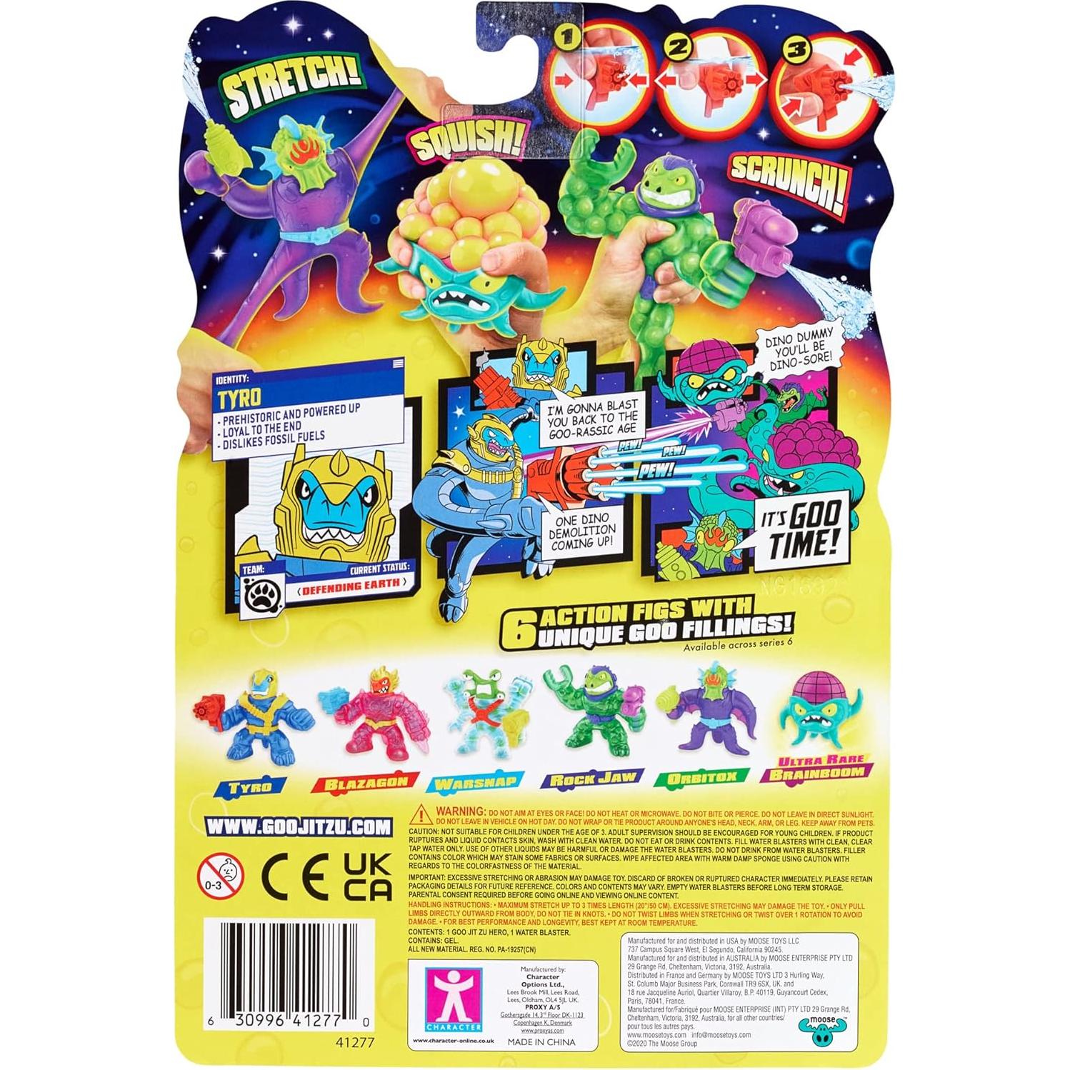 Héroes de Goo Jit Zu Tyro - Paquete de Explosión Galáctica