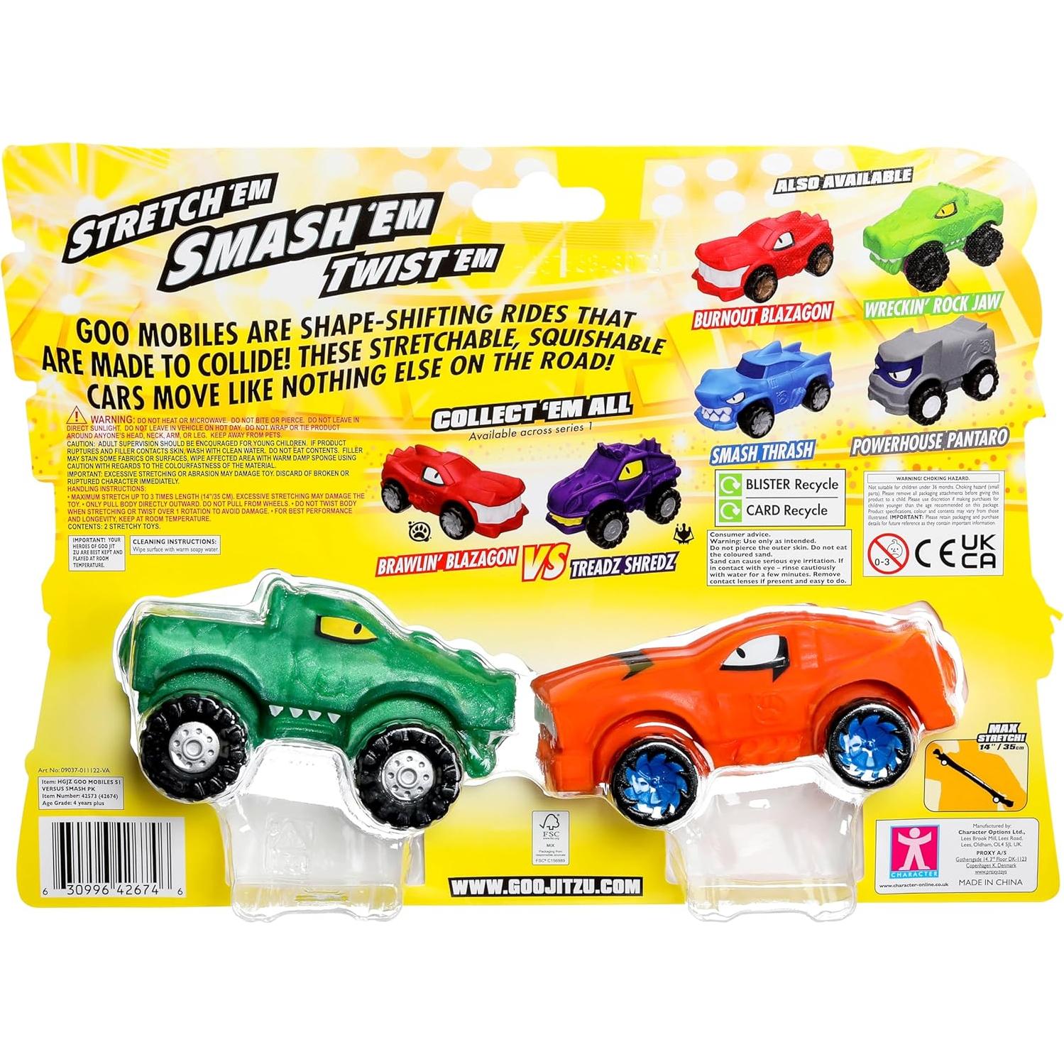 Heroes de Goo Jit Zu Goo Mobiles Turbo Tygor y Rock Jaw