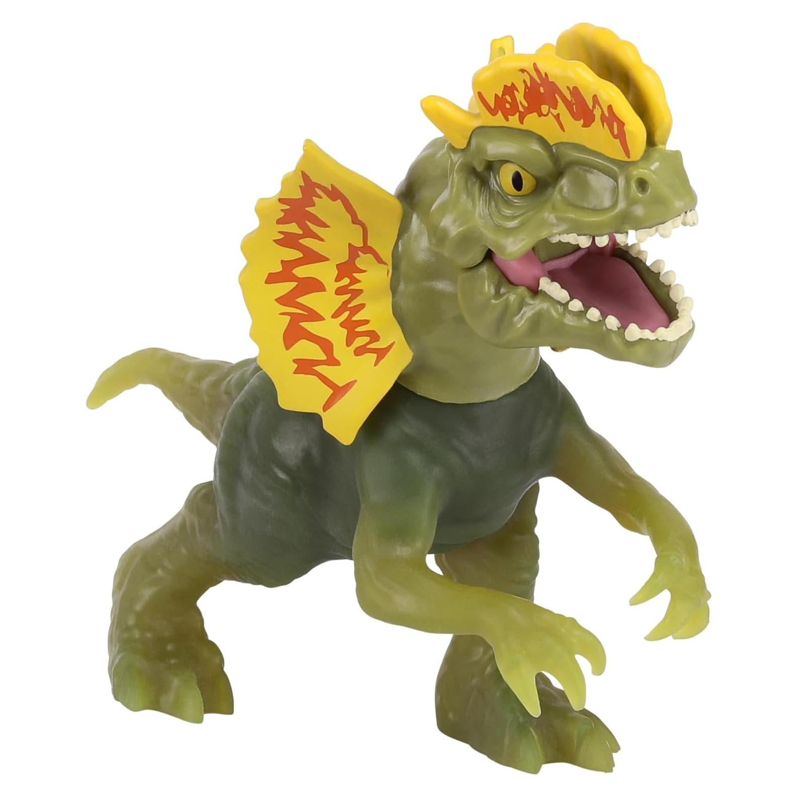 Héroes de Goo Jit Zu Dilophosaurus 10.16 cm - Dinosaurio Aplastable