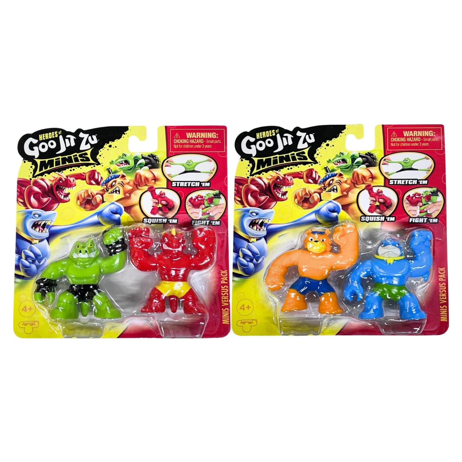 Héroes de Goo JIT Zu Minis Set de Regalo Blazagon vs Rock Jaw