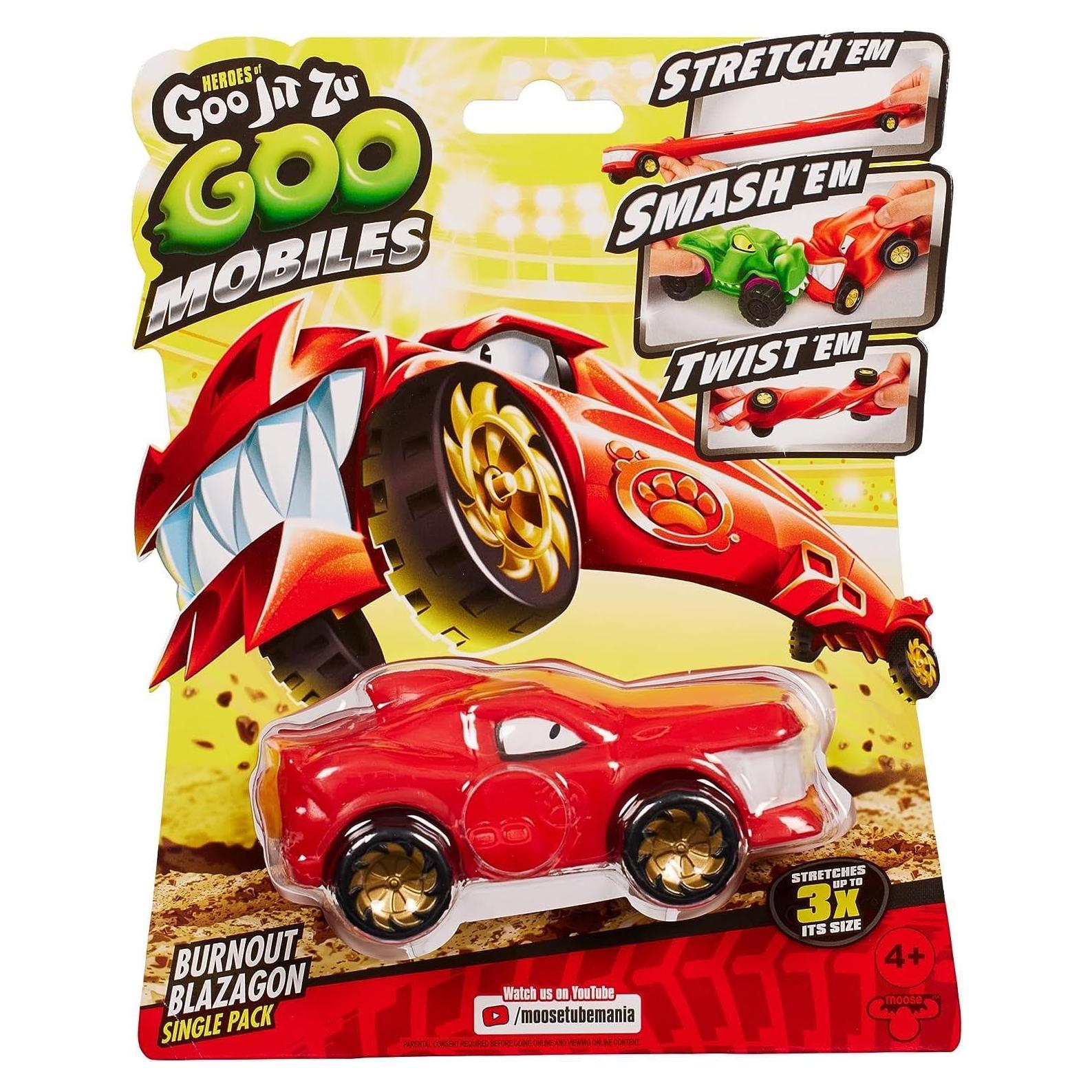 Vehículo estirable Heroes de Goo Jit Zu Burnout Blazagon