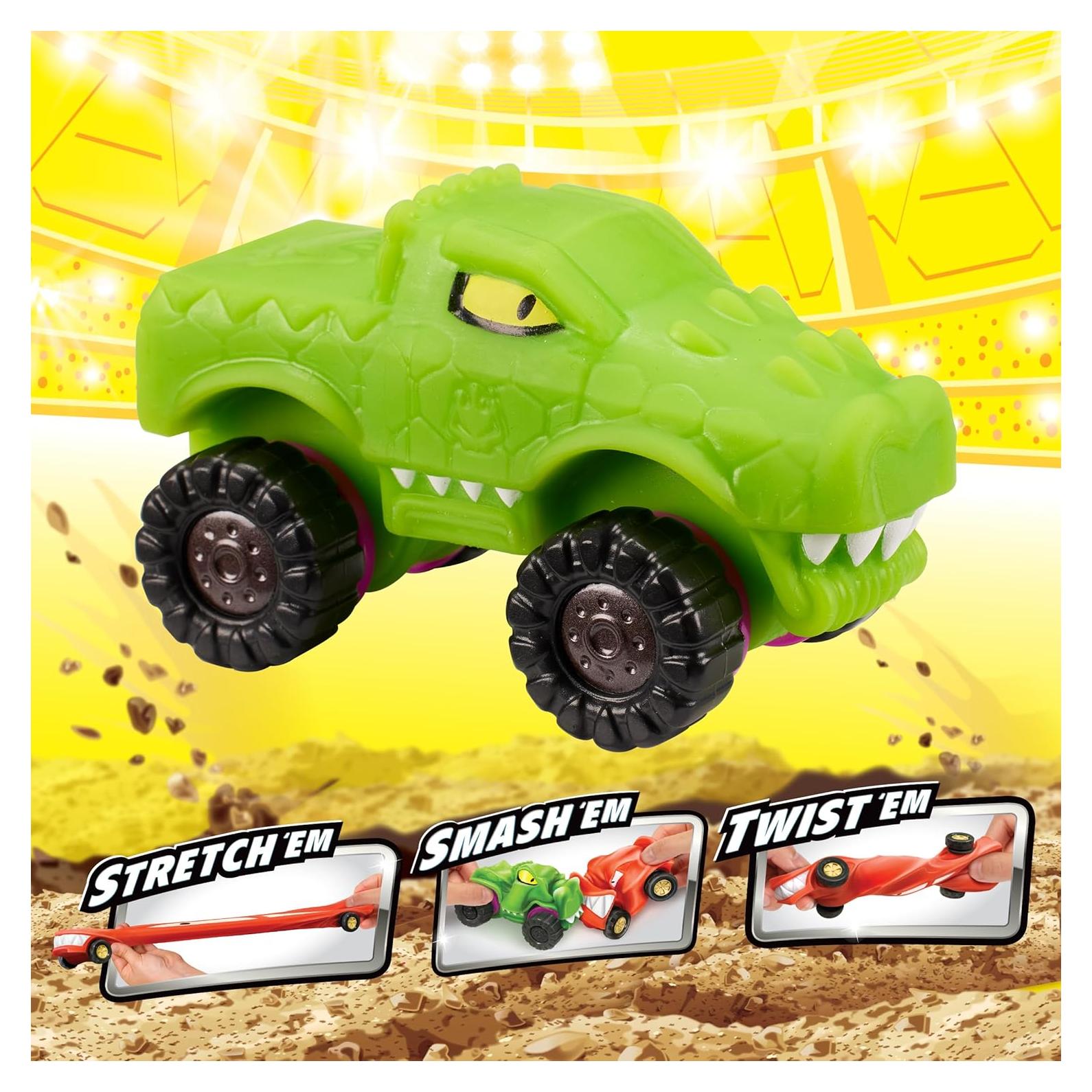 Vehículo estirable Goo Jit Zu Wreckin Rockjaw 11.99 cm