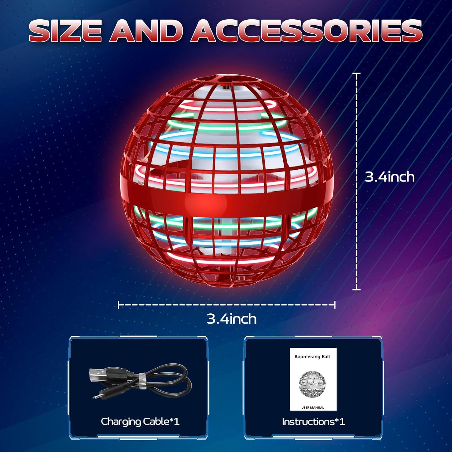 Bola Voladora BADHACK 2025 - Dron de Mano Rojo