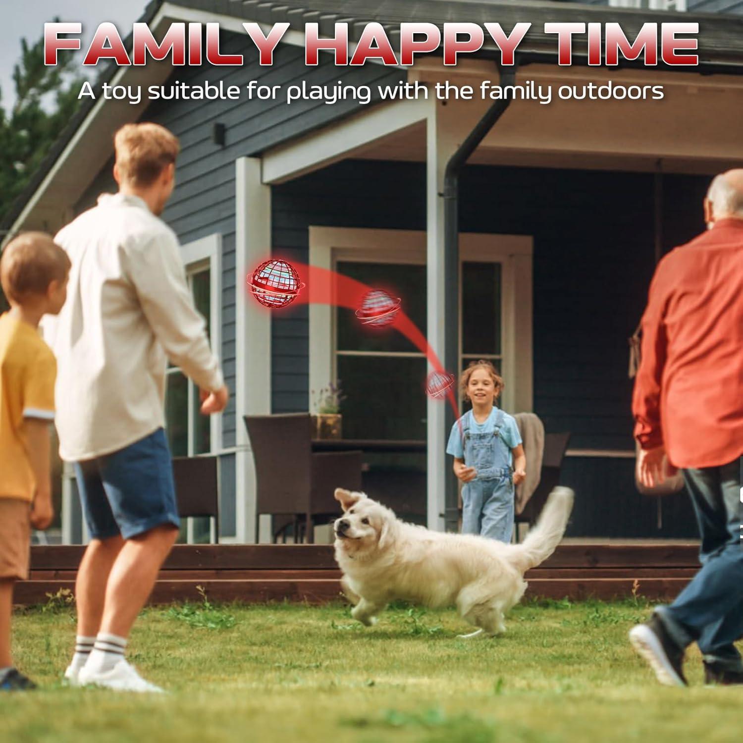 Bola Voladora BADHACK 2025 - Dron de Mano Rojo