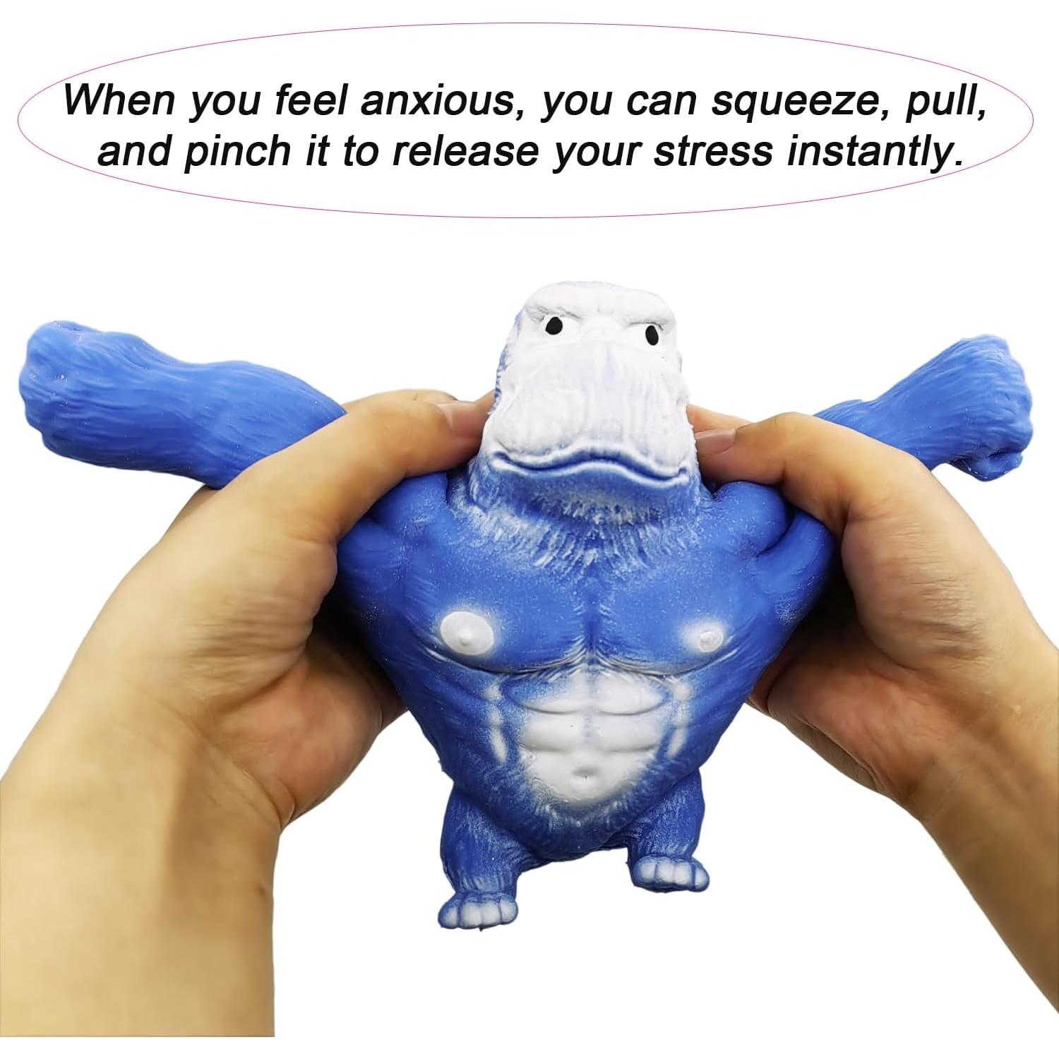 Juguete de Estrés Gorila Aplastable FULLYOOUPUP Azul 0.68 kg