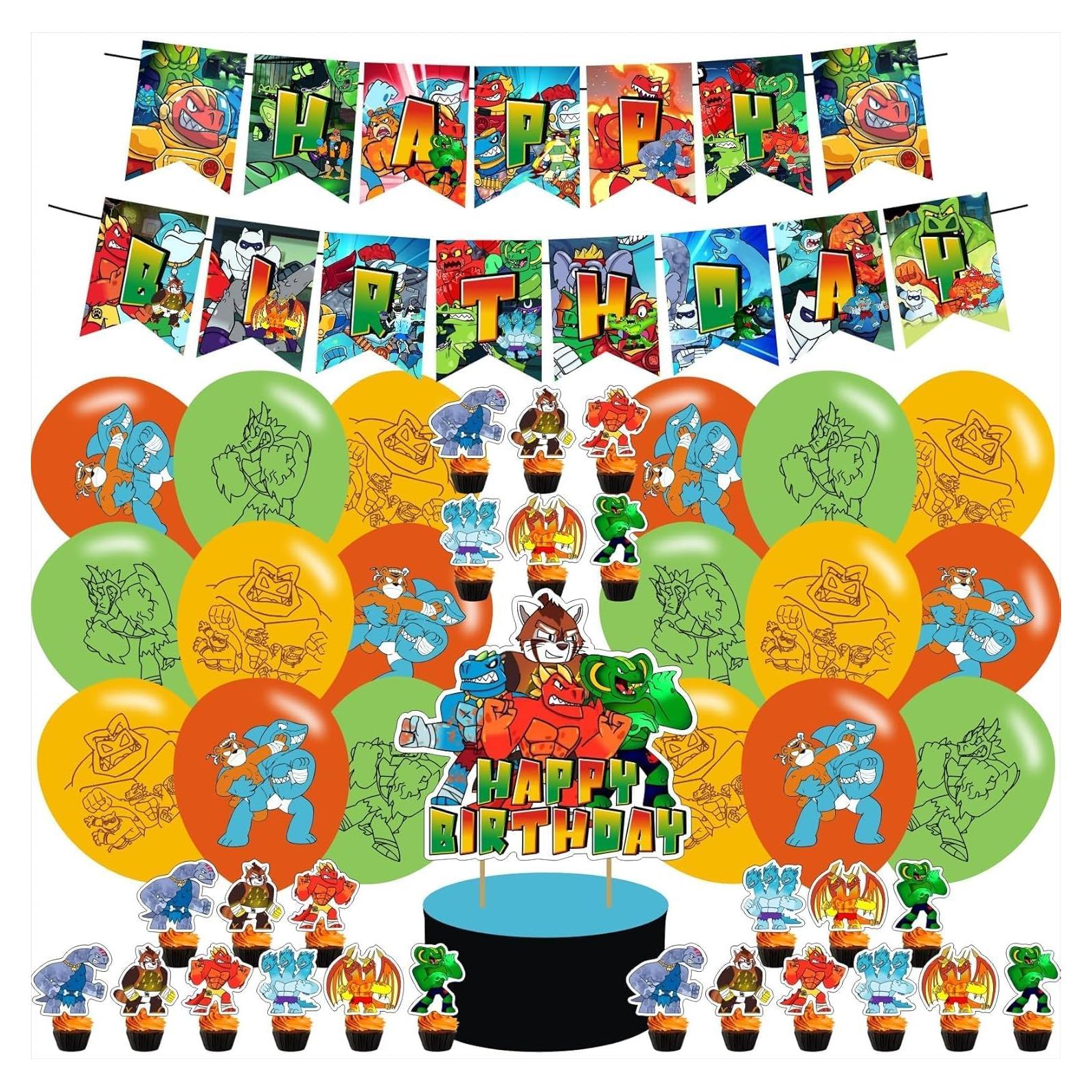 Suministros de Fiesta Goo Jit Heroes - Decoraciones Cumpleaños