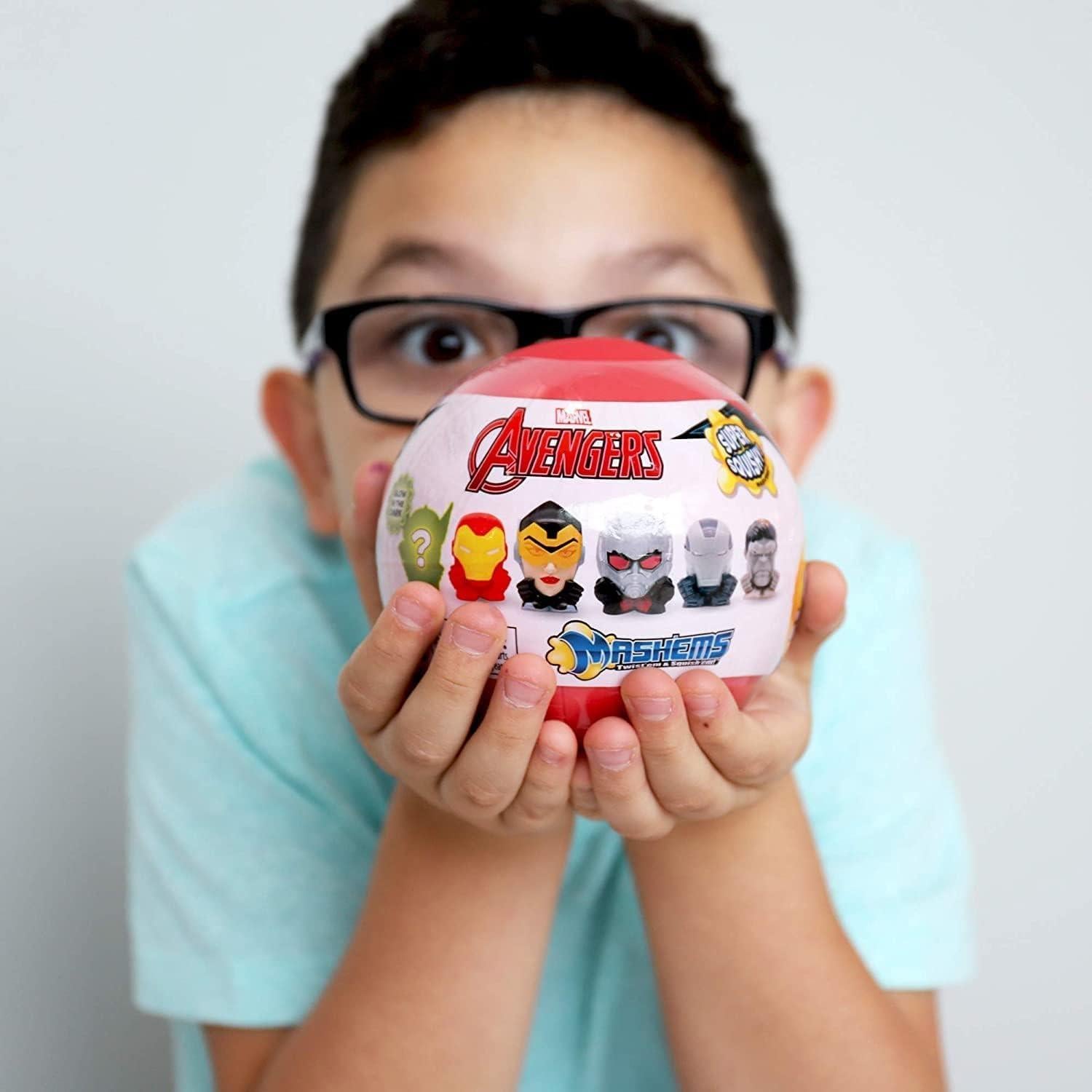 Figuras Mash'ems Marvel Avengers BASIC FUN - 6 estilos