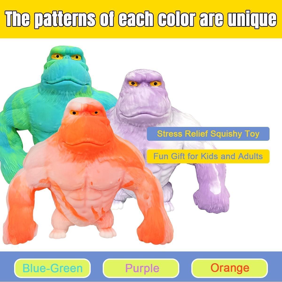 Juguete de Alivio de Estrés Gorila Aplastable RRSDJJ Naranja