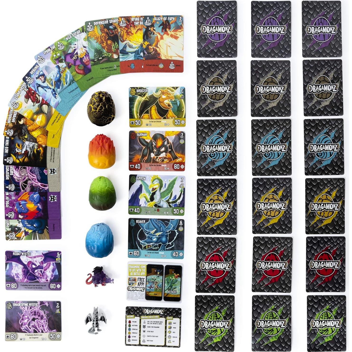 Paquete Dragón Definitivo Spin Master - 6 Dragamonz y Cartas