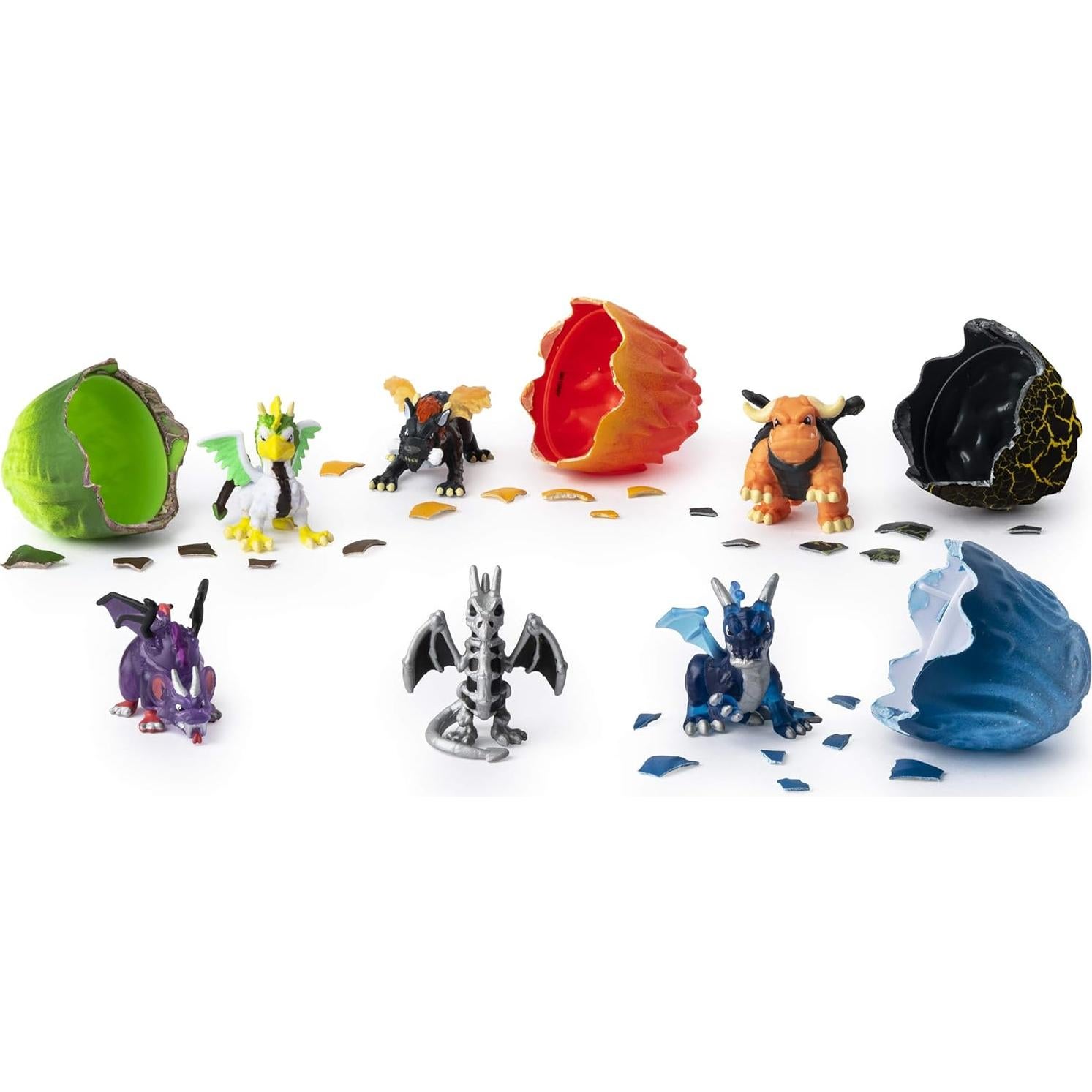 Paquete Dragón Definitivo Spin Master - 6 Dragamonz y Cartas