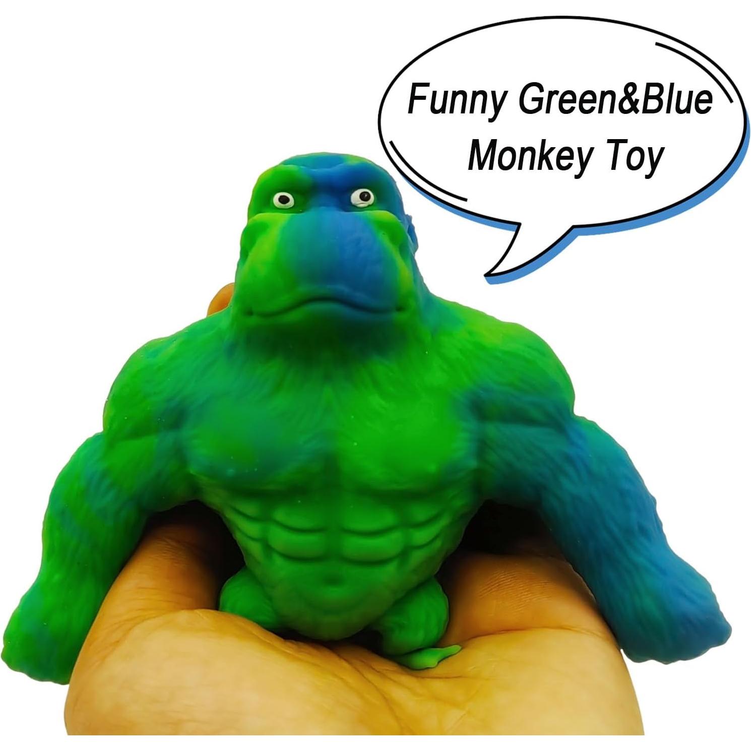 Juguete de Estrés Mono Verde y Azul FullyOUPUP 260g