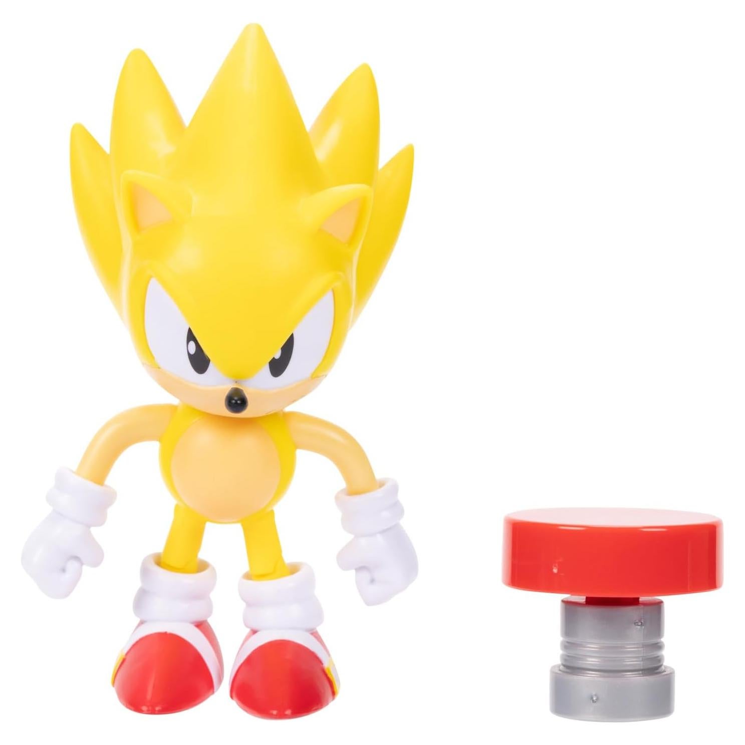 Figura de acción Super Sonic 10 cm con accesorio rojo - Jakks Pacific