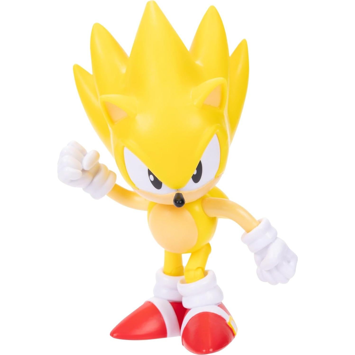 Figura de acción Super Sonic 10 cm con accesorio rojo - Jakks Pacific