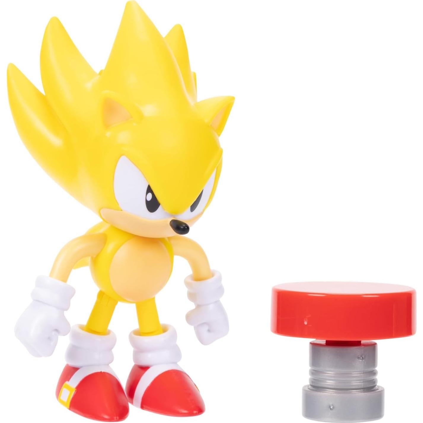 Figura de acción Super Sonic 10 cm con accesorio rojo - Jakks Pacific