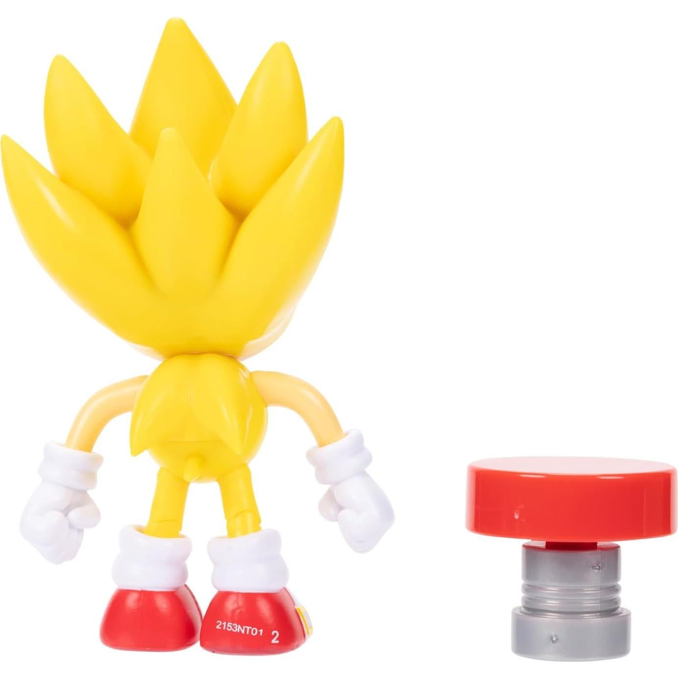 Figura de acción Super Sonic 10 cm con accesorio rojo - Jakks Pacific