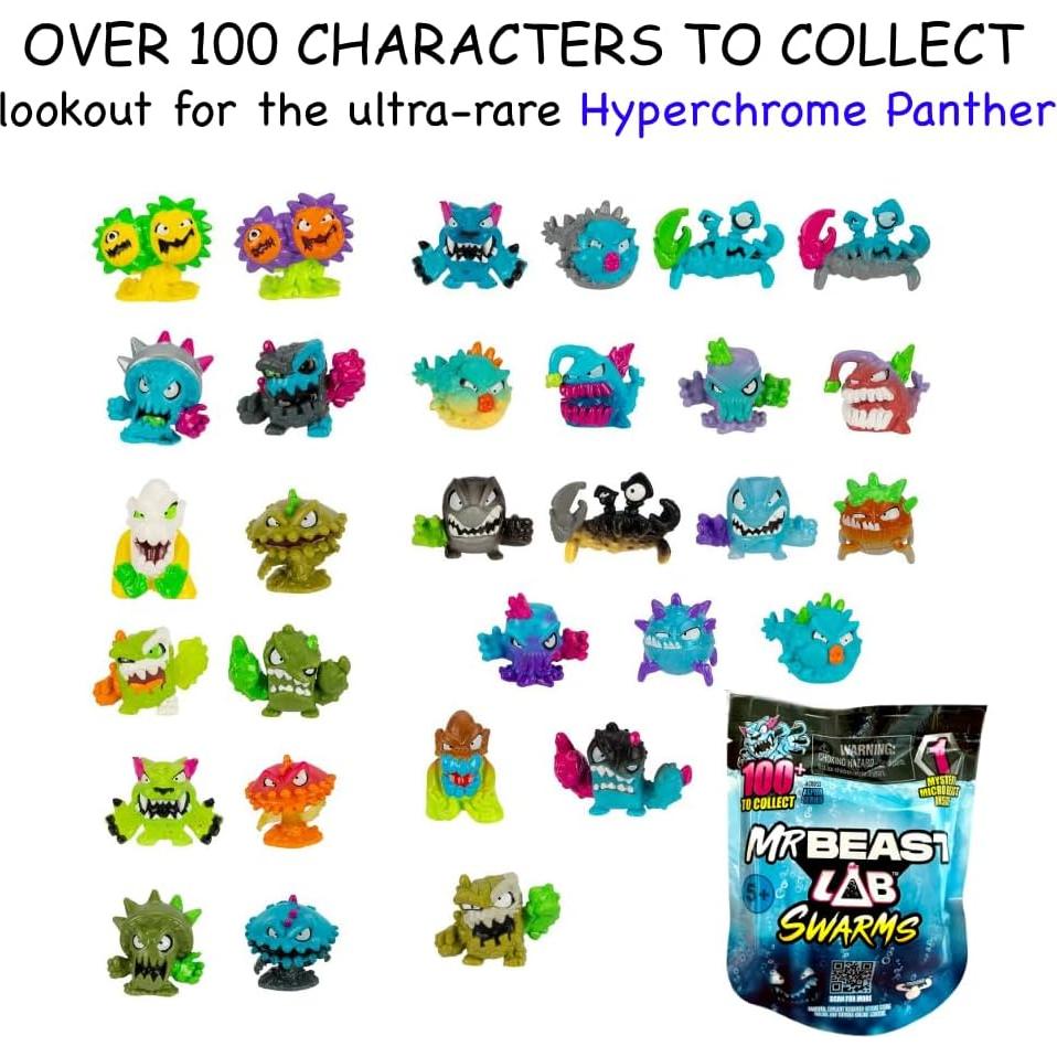 Figura Articulada Tigre Mr. Beast Lab 16.5 cm con Maletín