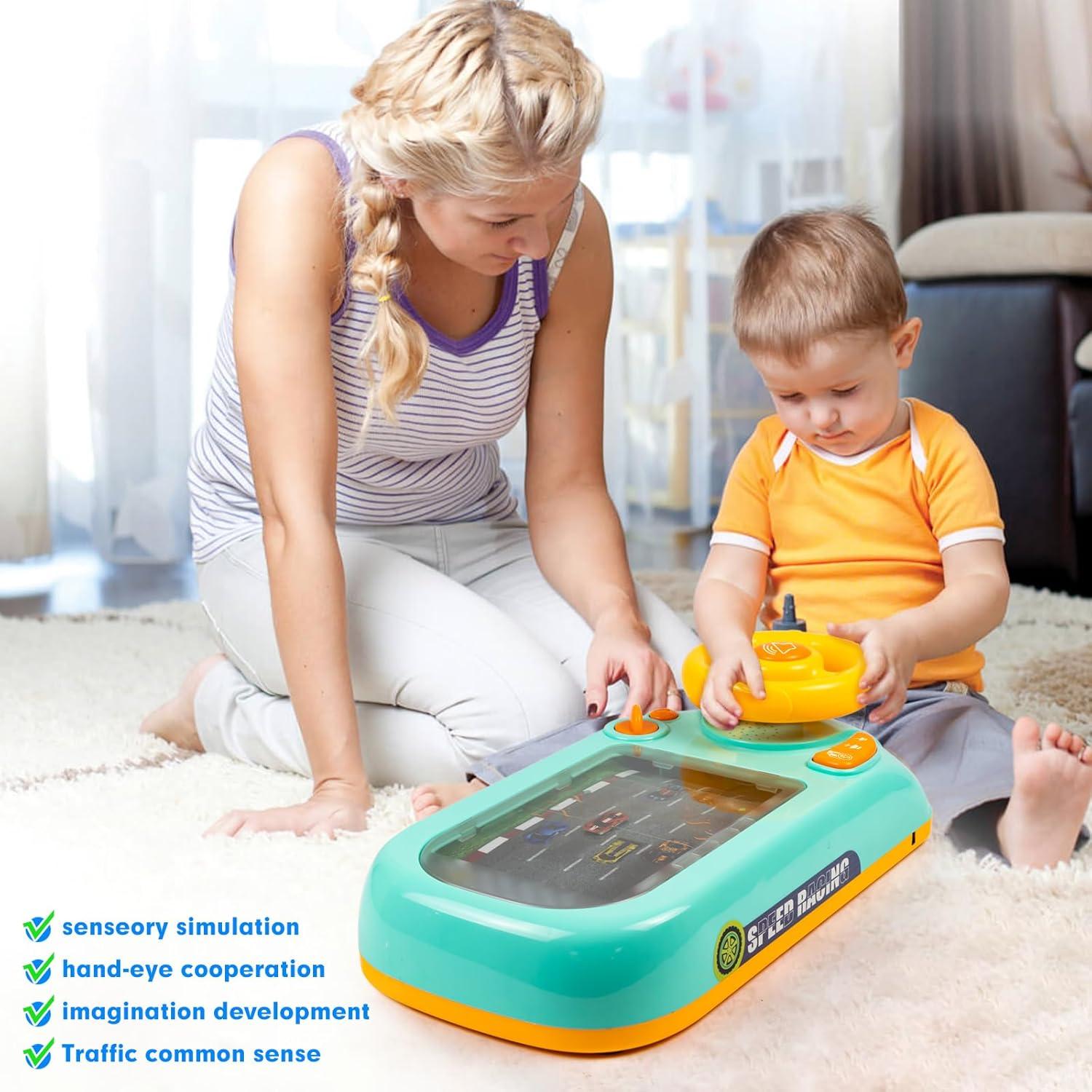 Volante Musical Interactivo Beacron para Niños 4-6 Años