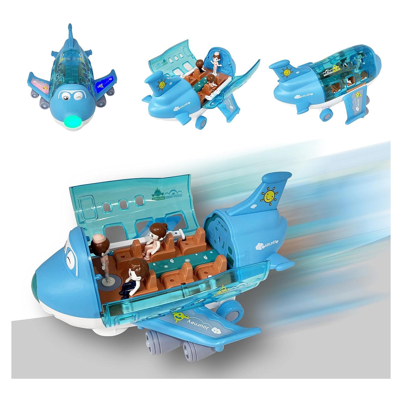 Juguete de Avión Kidsthrill Modelo Cargo con Luces y Sonidos