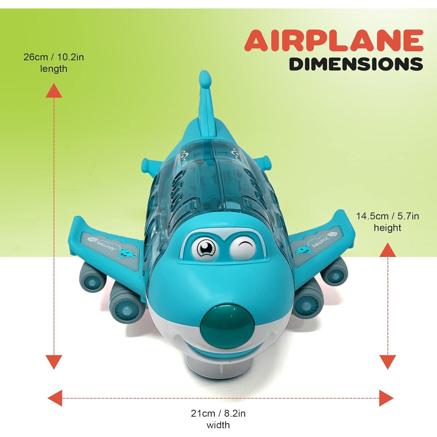 Juguete de Avión Kidsthrill Modelo Cargo con Luces y Sonidos