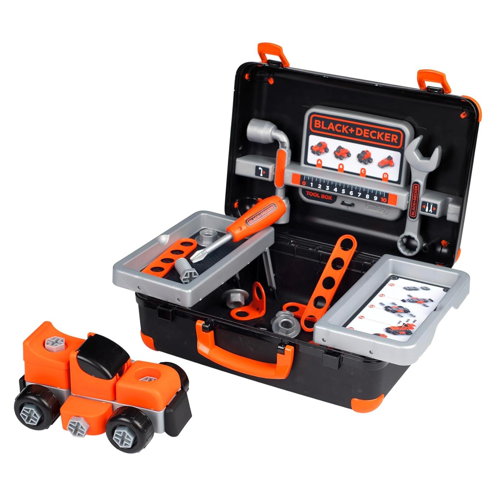 Caja de Herramientas Black + Decker SMOBY para Niños 3-7 Años