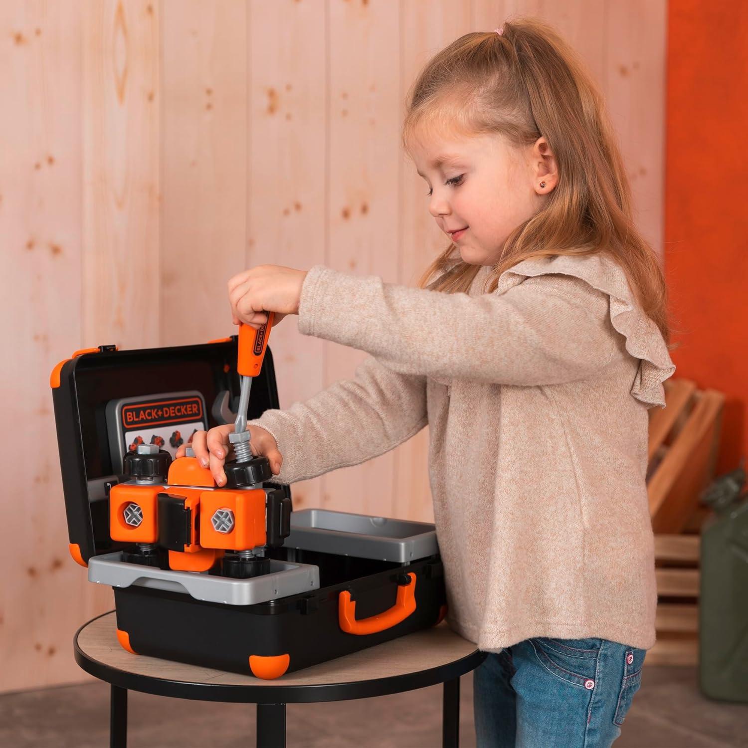 Caja de Herramientas Black + Decker SMOBY para Niños 3-7 Años