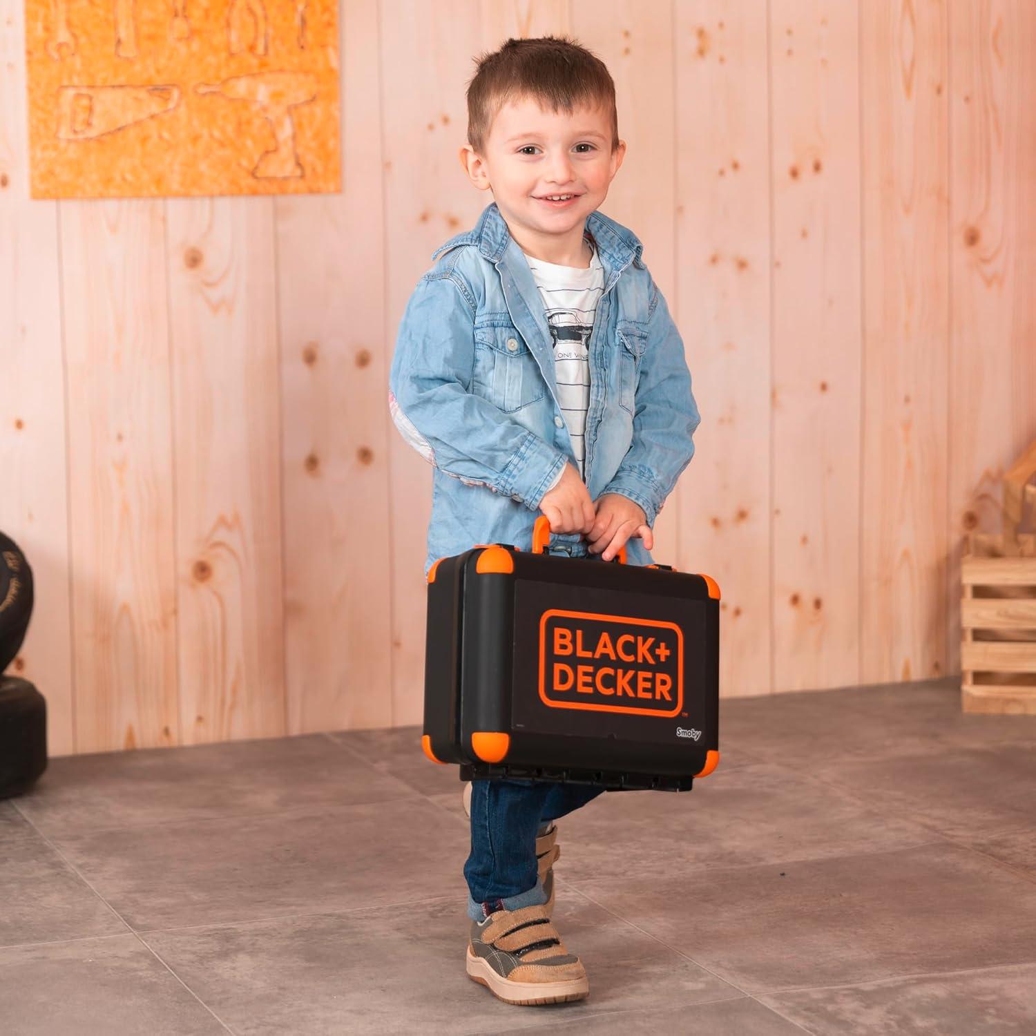Caja de Herramientas Black + Decker SMOBY para Niños 3-7 Años
