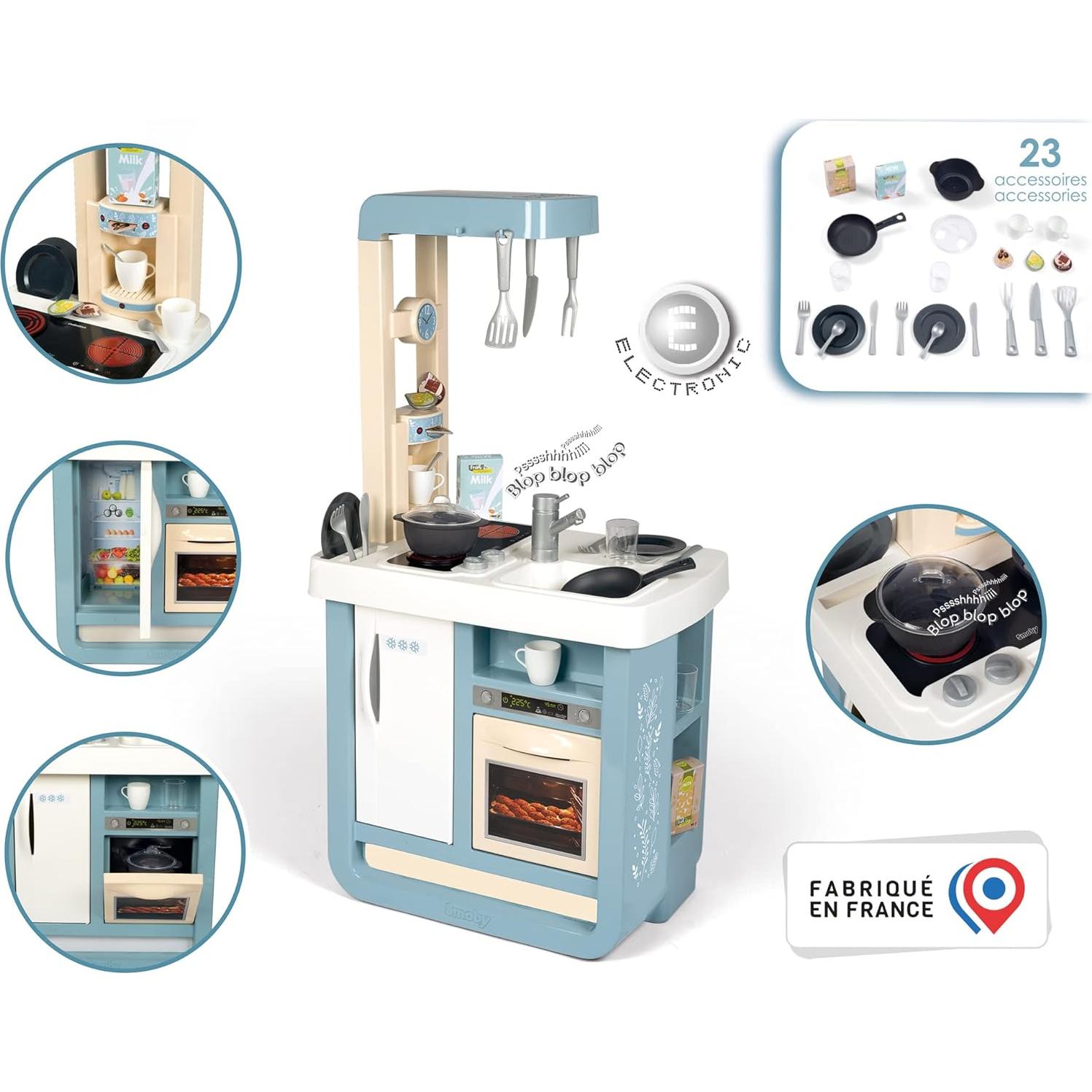 Cocina Infantil Bon Appetit Smoby con Accesorios 23 Piezas