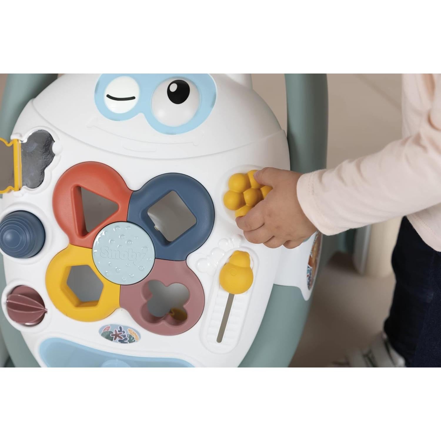 Andador Smoby 3 en 1 con Tablero de Actividades Desmontable