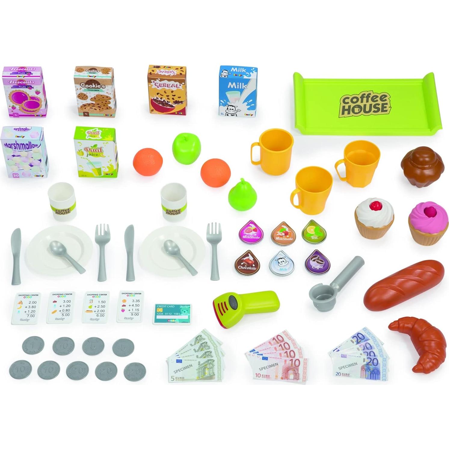 Cafetería de Juguete SMOBY con Máquina de Espresso 60x60cm