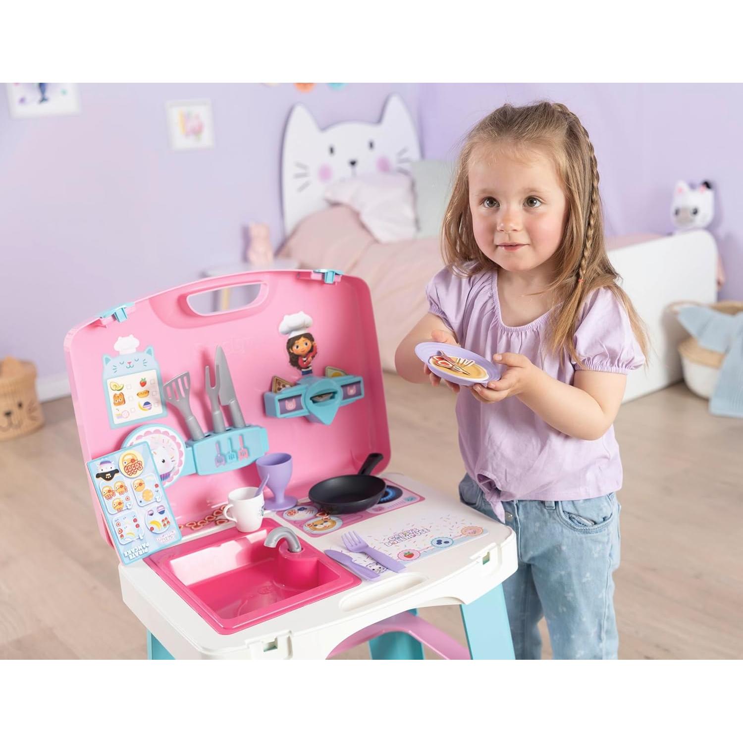 Cocina Portátil Smoby Gabby's Dollhouse 43x35x76 cm 3+ años