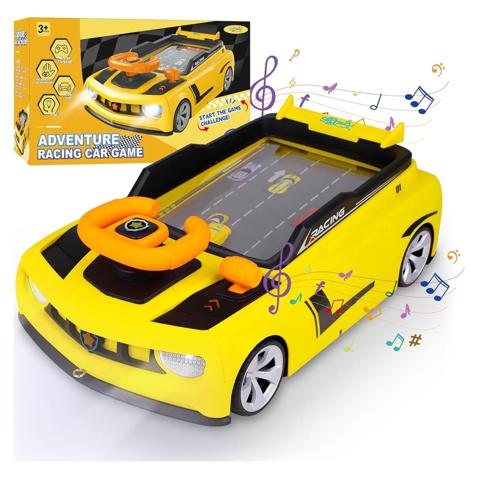 Coche de Carreras con Volante Musical Gifts2U 1.28kg 39x24x14cm