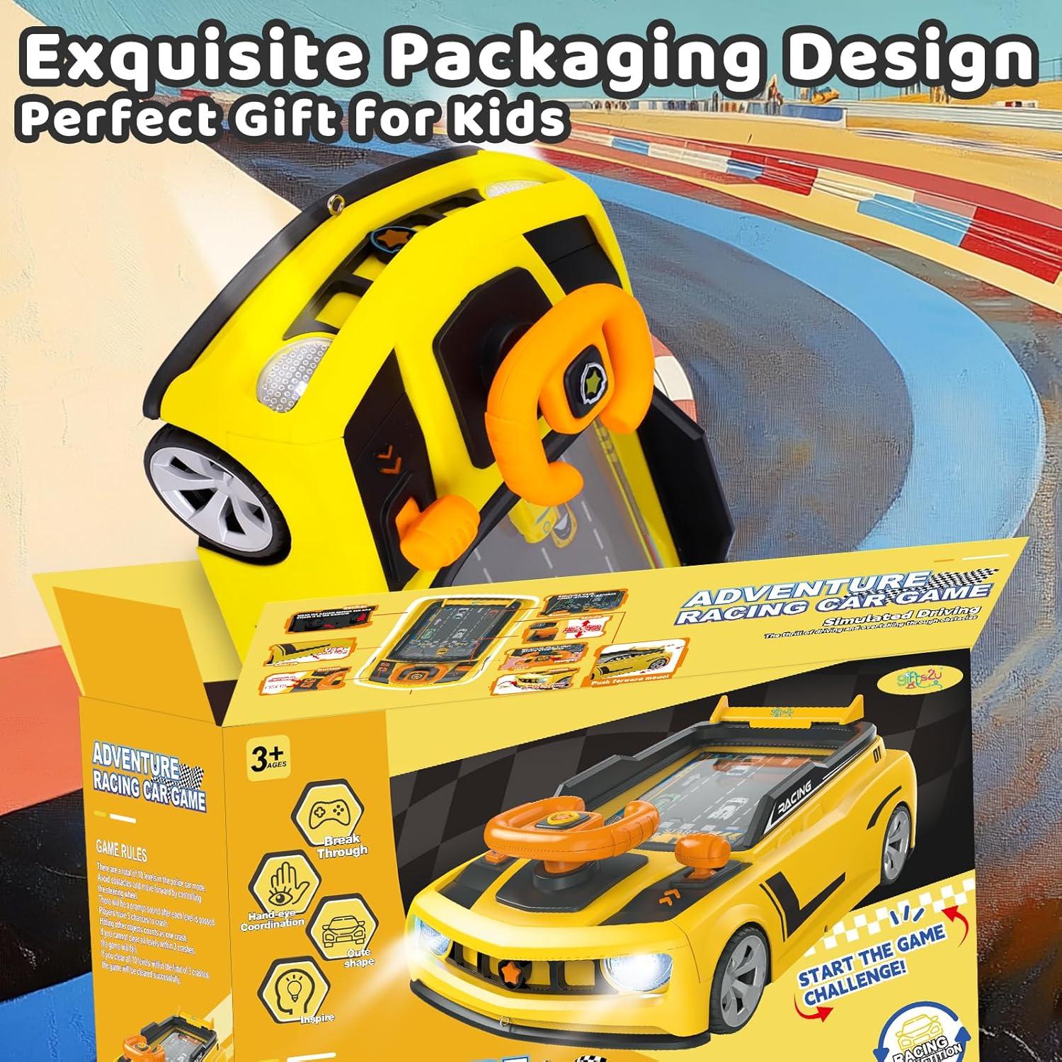 Coche de Carreras con Volante Musical Gifts2U 1.28kg 39x24x14cm