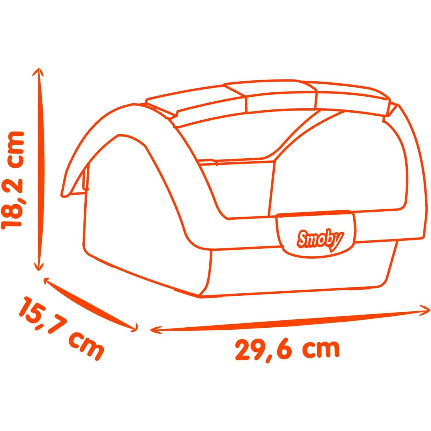 Caja de herramientas Smoby Black+Decker 29.6x18.2x15.7cm