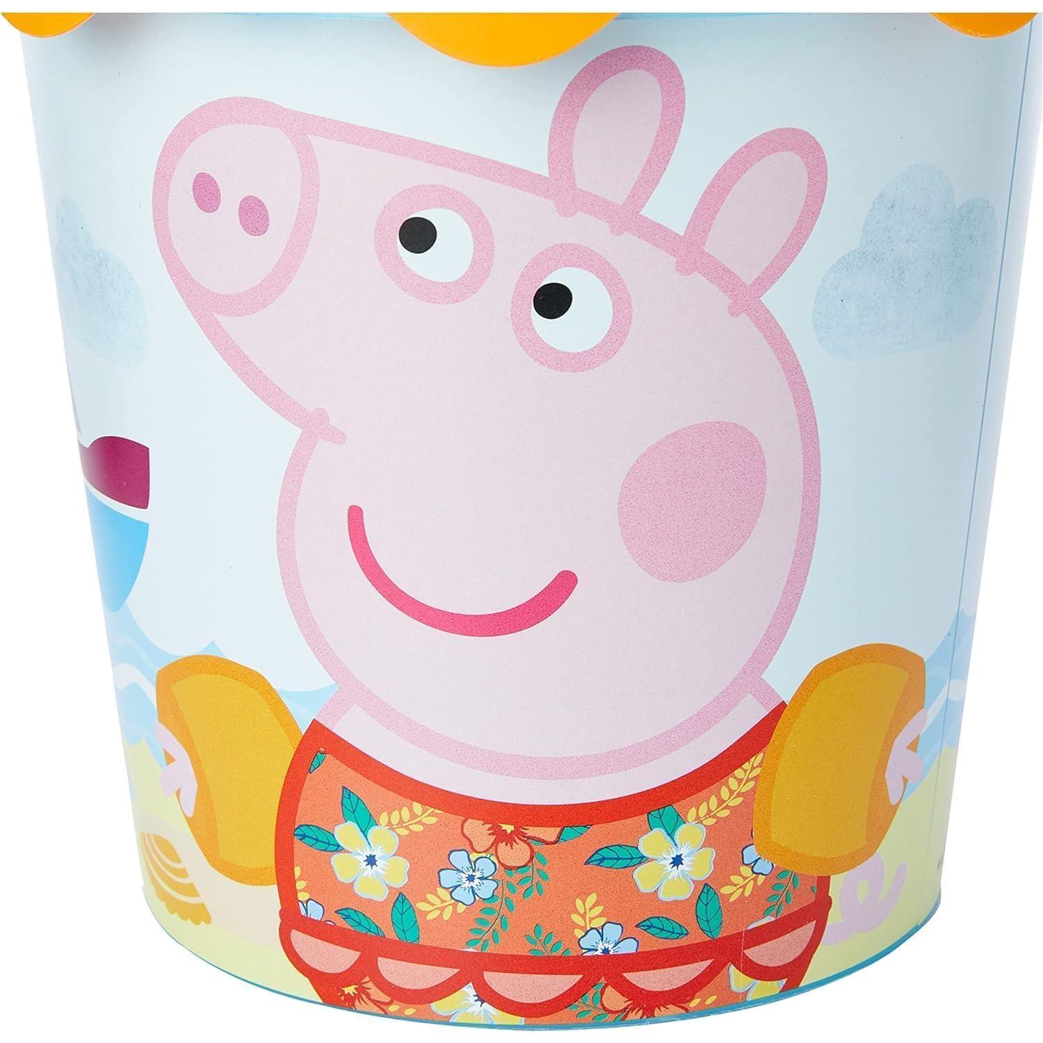 Cubeta de Playa Peppa Pig 40237 - Incluye Pala, Rastrillo y Más