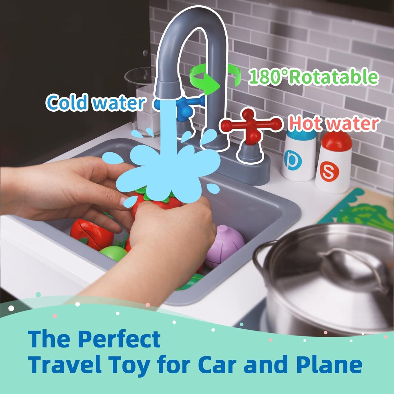 Juego de Cocina de Madera TOOKYLAND para Niños 4-8 Años