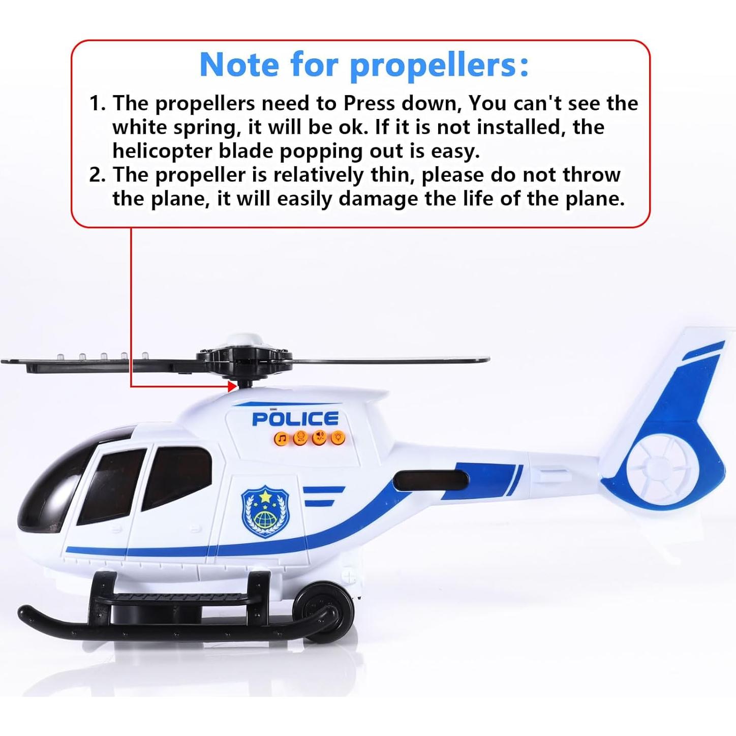 Avión Control Remoto ELEOPTION con Luces y Música