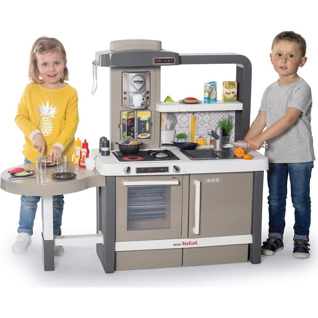 Cocina de Juguete Smoby Tefal Evo con 40 Accesorios Ajustable