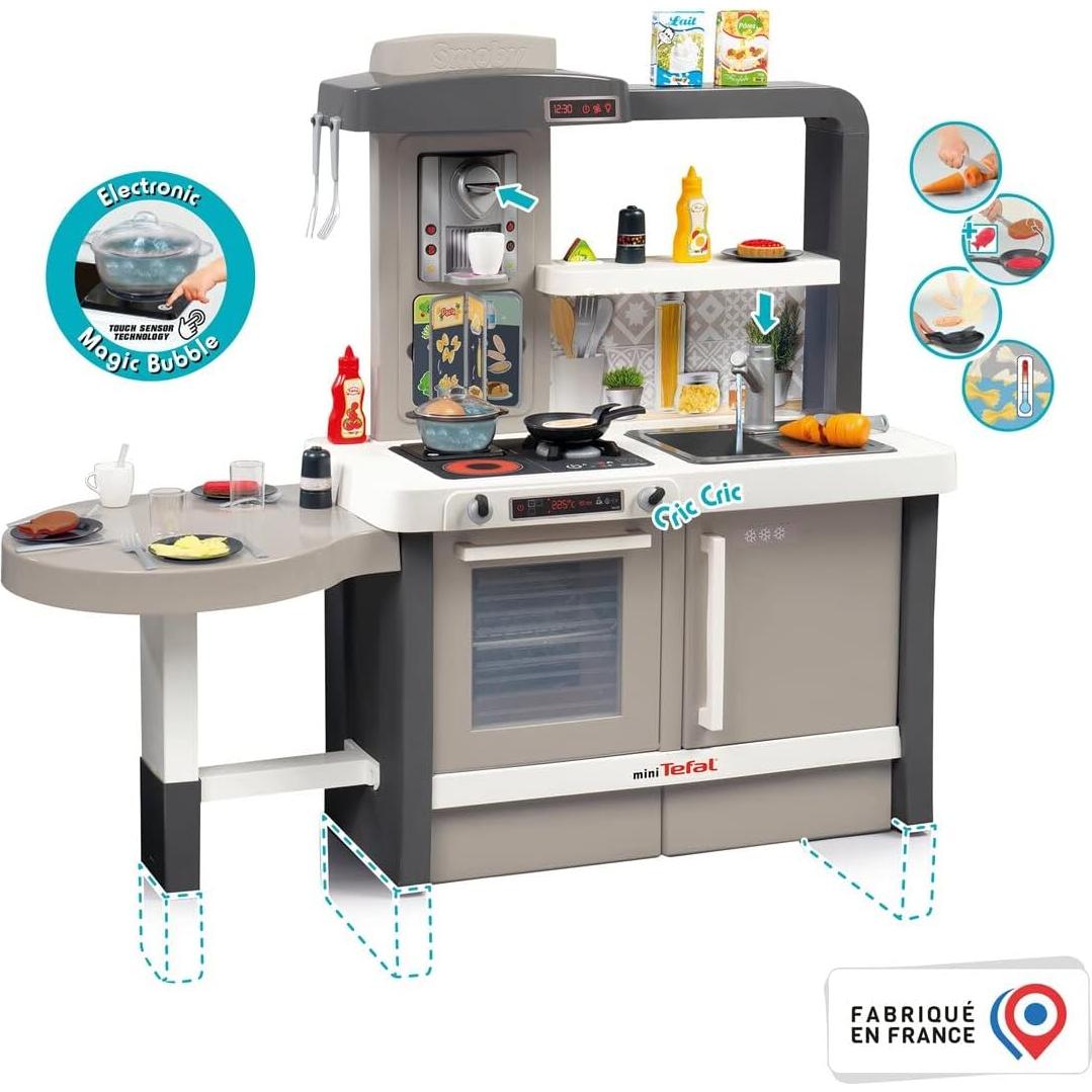 Cocina de Juguete Smoby Tefal Evo con 40 Accesorios Ajustable